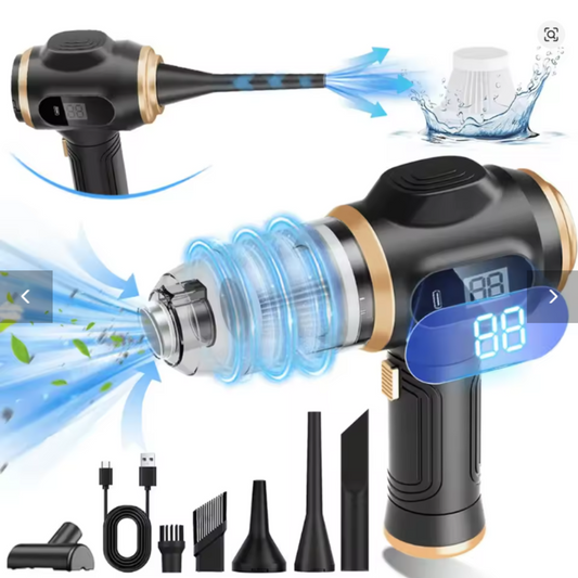 Turbo Vac Pro 7 en 1 – Aspirateur à main sans fil 1500 watts