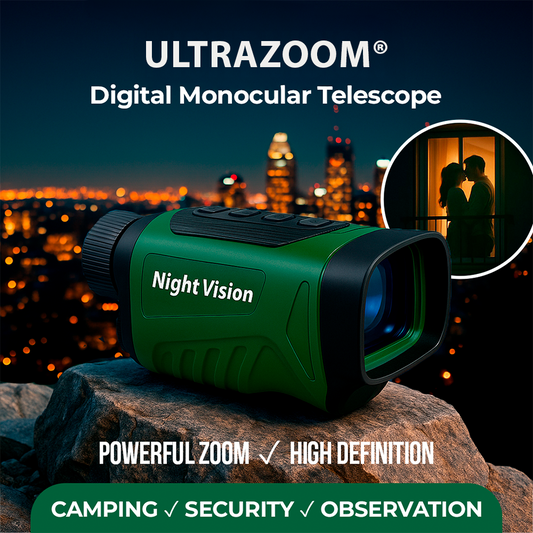 Télescope monoculaire numérique tactique UltraZoom – Zoom longue portée 60X