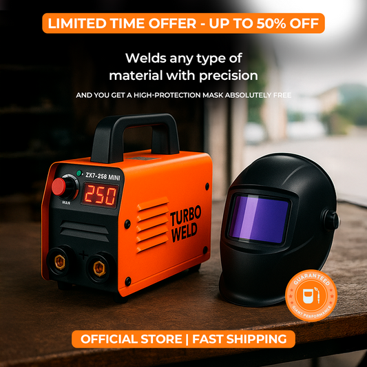 Mini-machine à souder TurboWeld + masque de protection GRATUIT
